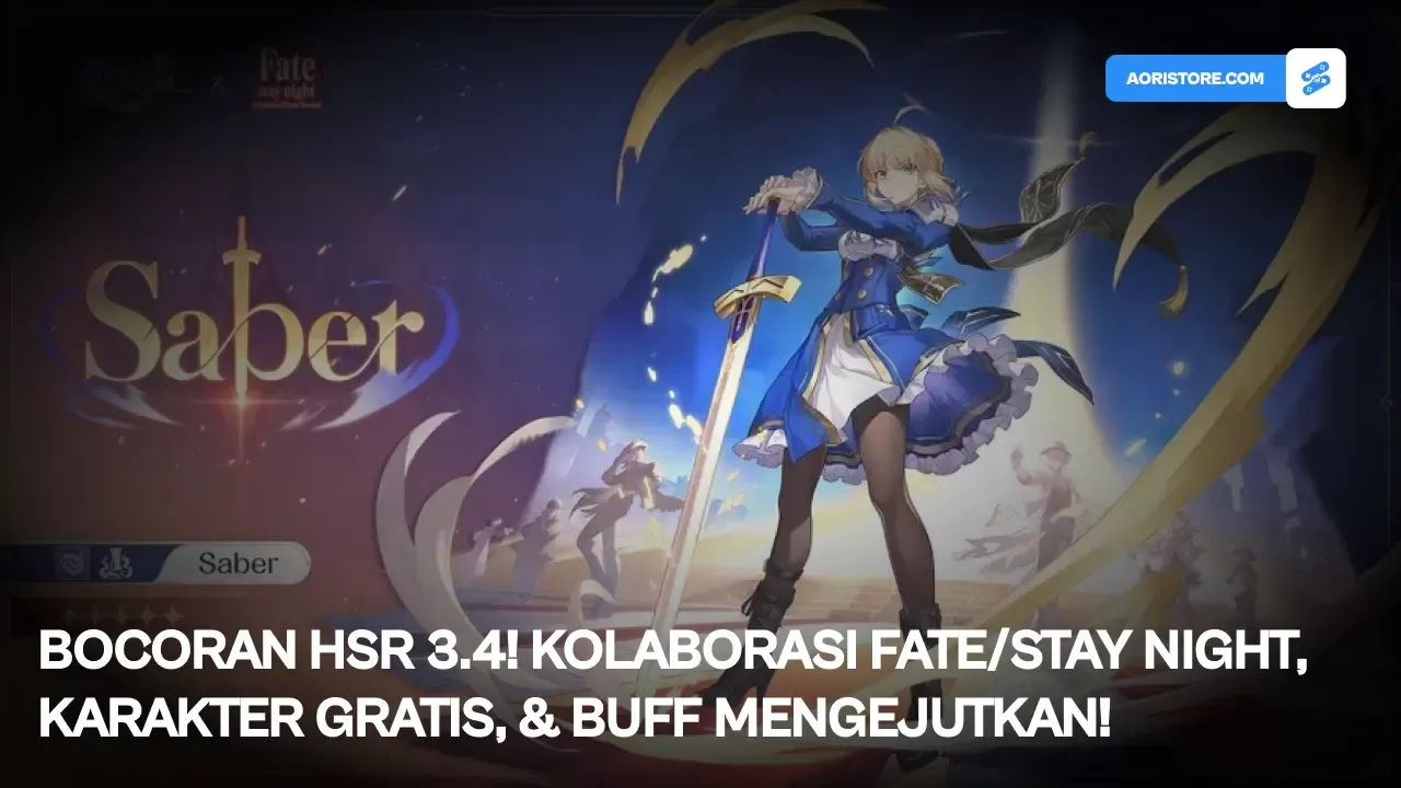 Bocoran HSR 3.4! Kolaborasi Fate/Stay Night, Karakter Gratis, & Buff Mengejutkan!